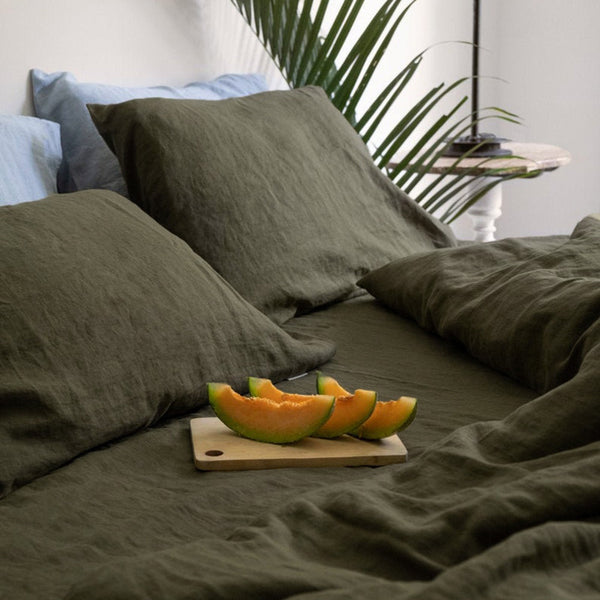 KozyCove™ Nordic Style Antibacterial Linen Bedding Set