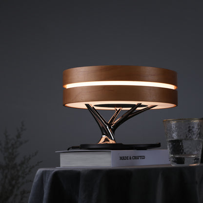 Smart Bluetooth Speaker Bed Lamp with Wireless Charging