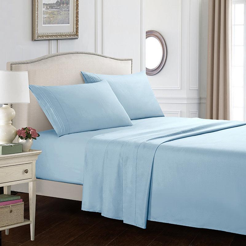 Kozy Cove 4 Piece Sheet Set- day blue