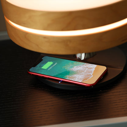 Smart Bluetooth Speaker Bed Lamp with Wireless Charging