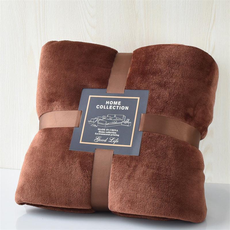 Kozy Cove Fleece Blanket- coffee