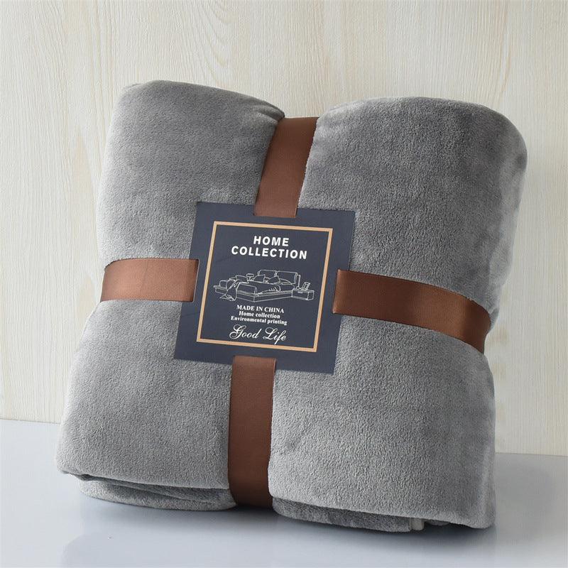 Kozy Cove Fleece Blanket- grey