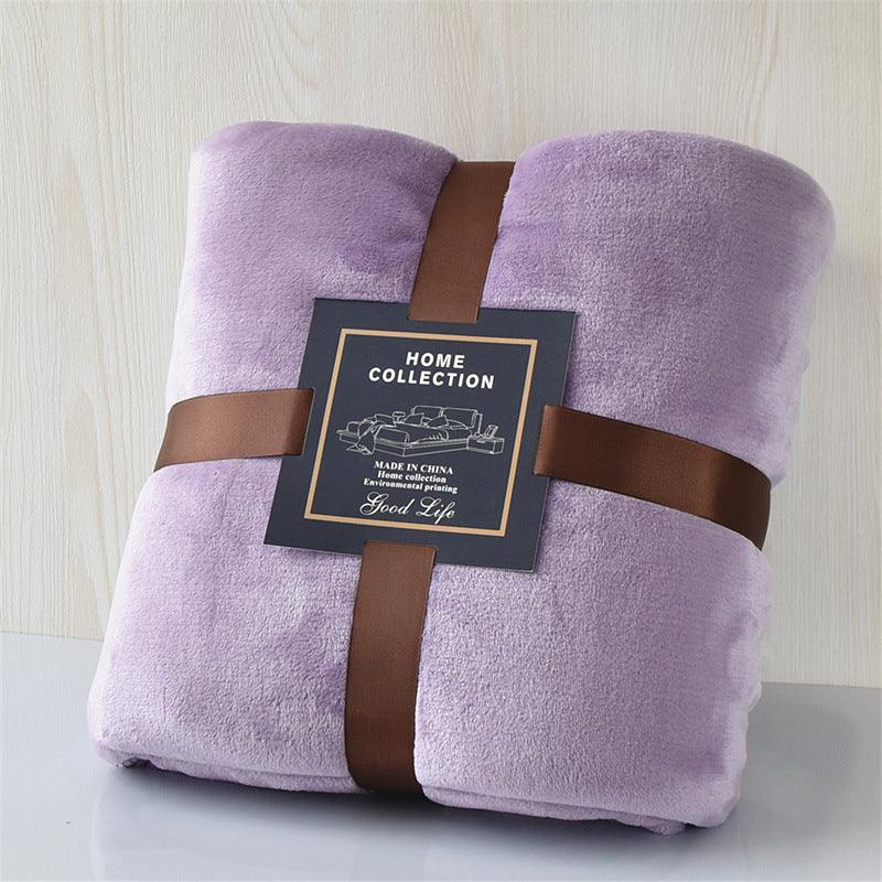 Kozy Cove Fleece Blanket- purple