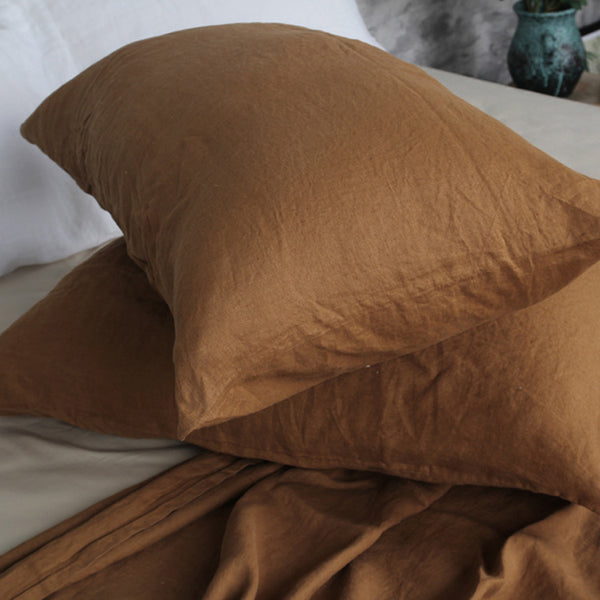 KozyCove™ Minimalist Pure Linen Pillowcase